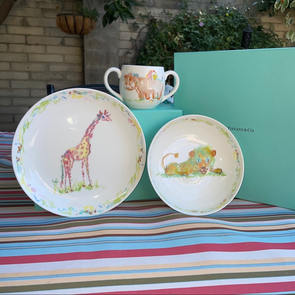 SOLD/ 🎉HOST PICK🎉 Tiffany Baby “Jungle China Set - Picture 3 of 10